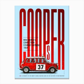 Mini Cooper S Tribute Fy Canvas Print