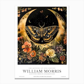 William Morris Exhibition Insects Series 15 Canvas Print