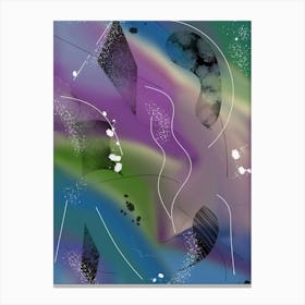 Interstellar Travel Abstract Canvas Print