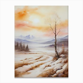 Winter Landscape 46 Canvas Print