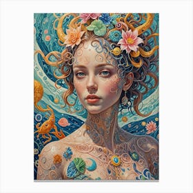 Ocean Girl no1 Canvas Print