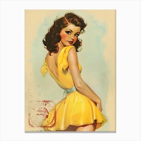 Pin Up Girl 28 Canvas Print