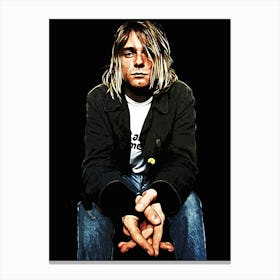 Nirvana kurt cobain 4 Canvas Print