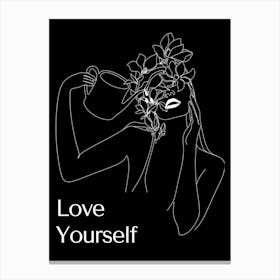 Love Yourself 1 Canvas Print