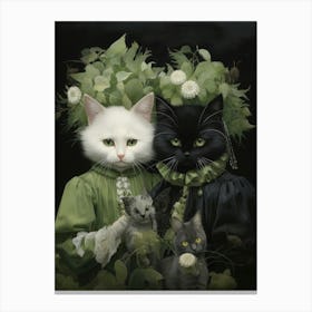 Two Cats Canvas Print