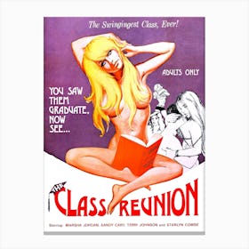 Class Reunion, Erotic Movie Poster Canvas Print