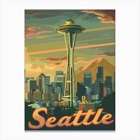 Seattle Skyline Canvas Print