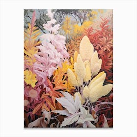 Celosia 1 Flower Painting Canvas Print