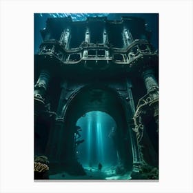 Underwater City-Reimagined 1 Canvas Print