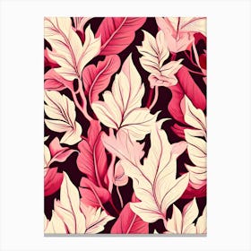 Seamless Floral Pattern 47 Canvas Print