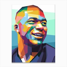 Mbappe WPAP Canvas Print