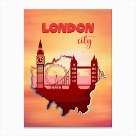 London City Canvas Print