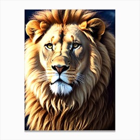 Lion 9 Canvas Print