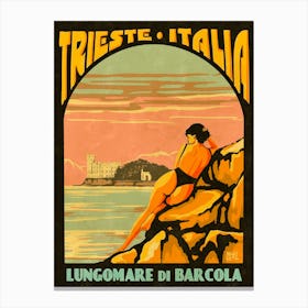 Barcola Canvas Print