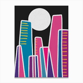 Minimalist Cityscape Canvas Print