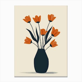 Tulips In A Vase 9 Canvas Print