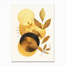 Gold Abstract Canvas Print 1 Canvas Print