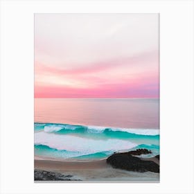 Esperance Beach, Australia Pink Photography 1 Canvas Print
