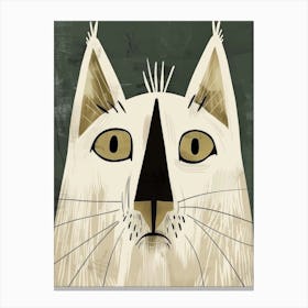 Cat'S Face Canvas Print