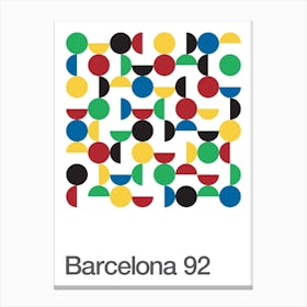 Barcelona 92 Olympics Canvas Print