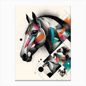 Creative Horse Beauty Illustration Nr 130 Canvas Print