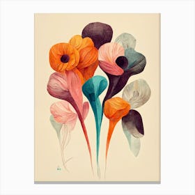 Pressed Flowers Canvas Print