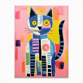 Blue Cat 2 Canvas Print