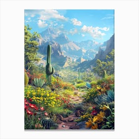 Cactus Garden 3 Canvas Print