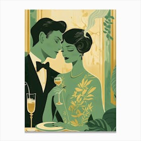 Sexy Couple Canvas Print