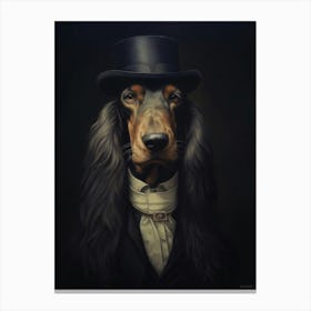 Gangster Dog Afghan Hound 3 Canvas Print