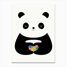Panda Love Canvas Print
