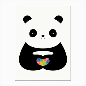 Panda Love Canvas Print