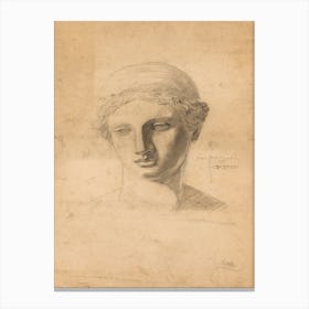 Antique Bust (1906), Egon Schiele Canvas Print