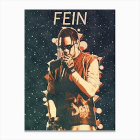 Fein Travis Scott 2 Canvas Print