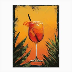 Tropical Cocktail 1 Canvas Print