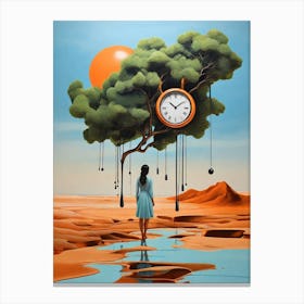 'The Clock' Canvas Print