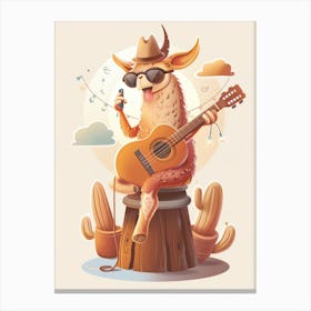 Llama With Guitar Toile