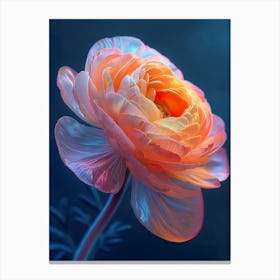 Apricot Flower Canvas Print
