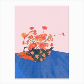 Flower Tea Canvas Print