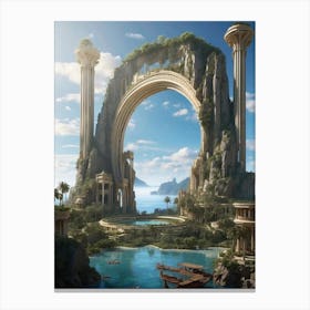 Arch Of Abyss Canvas Print