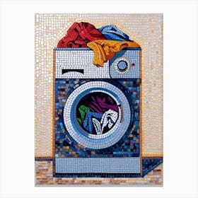 Washing Machine Mosaic 1 Canvas Print