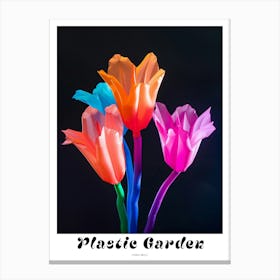 Bright Inflatable Flowers Poster Coral Bells 5 Canvas Print
