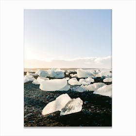 Diamond Beach in Iceland  Canvas Print