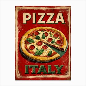 Pizza Italy Canvas Print