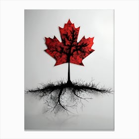 Canadian Maple Tree 1 Canvas Print