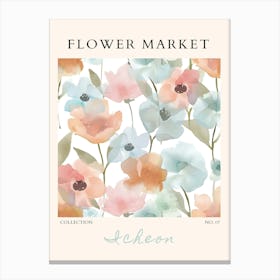 Flower Market 12 Canvas Print