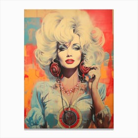 Dolly Parton 2 Canvas Print