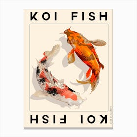 Koi Fish Koi Fish Canvas Print