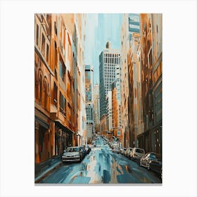 Sydney Kitsch Cityscape 3 Canvas Print