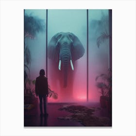 Elephant In The Room 7 Canvas Print